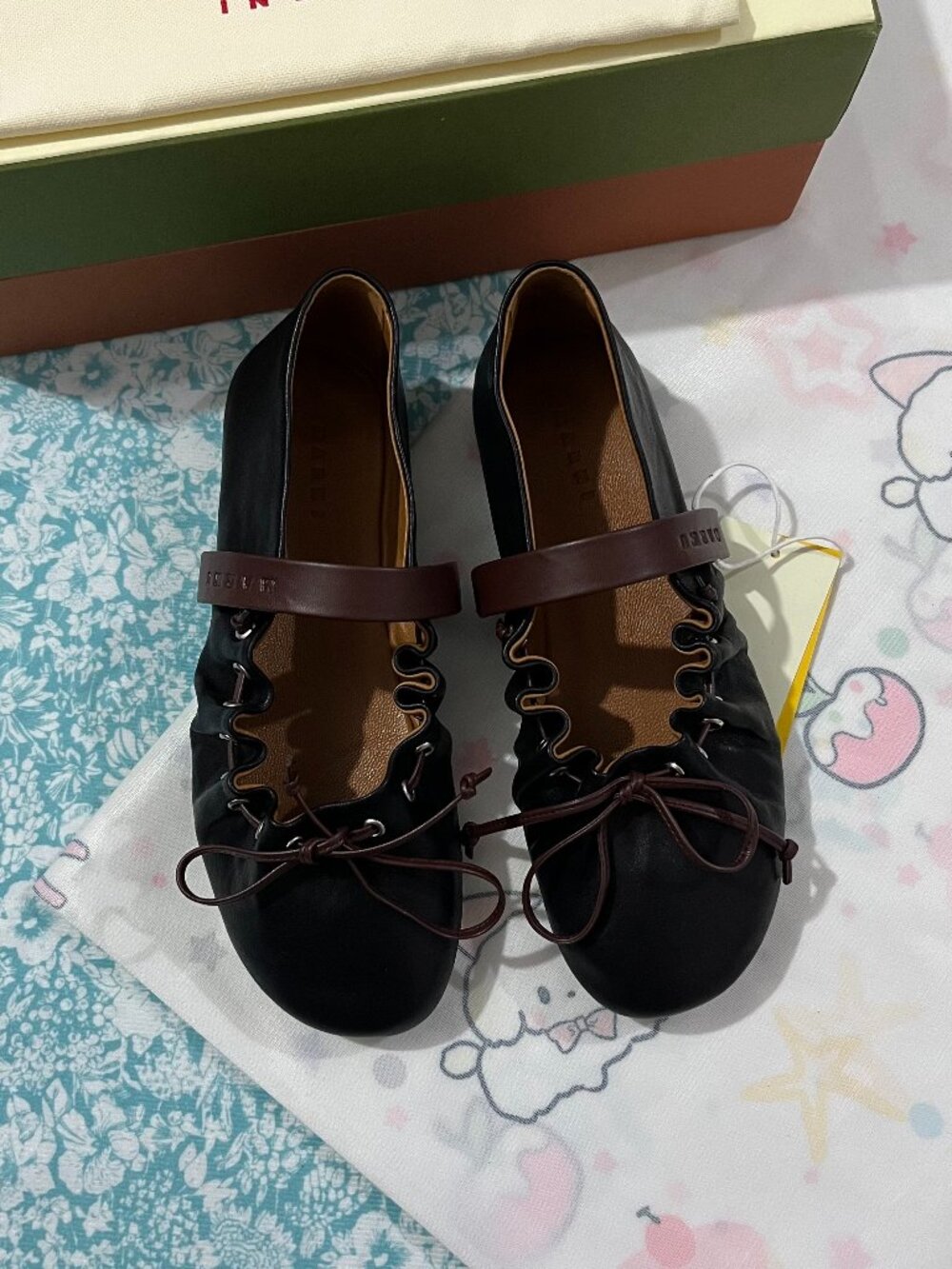 Marni Soft Ballerina Mary Jane Flats